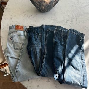 Levi's and Old Navy Denim Jeans Set